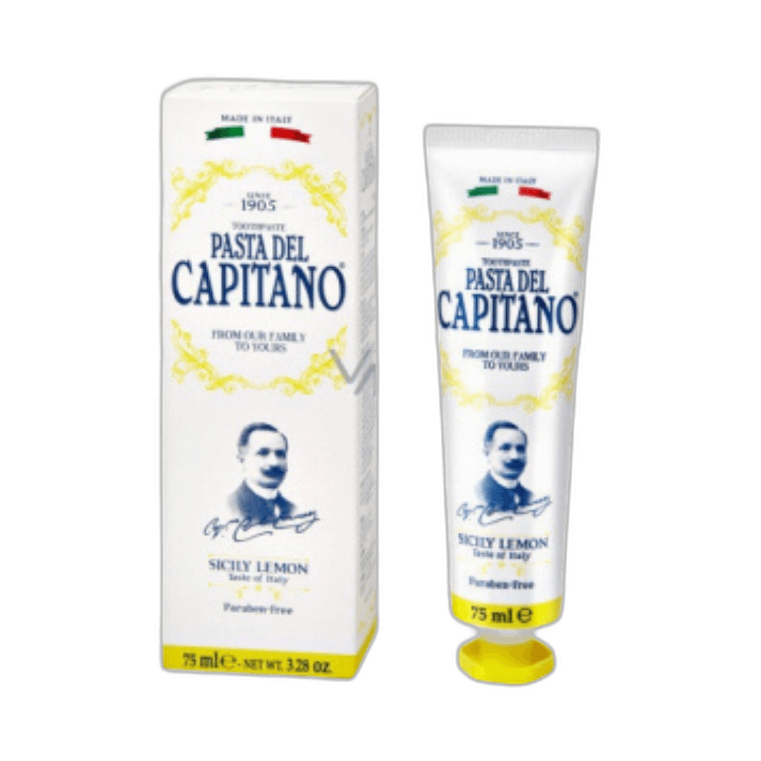 CAPITANO Sicily Lemon Toothpaste - 75ml | كابيتانو معجون أسنان بالليمون - 75 مل