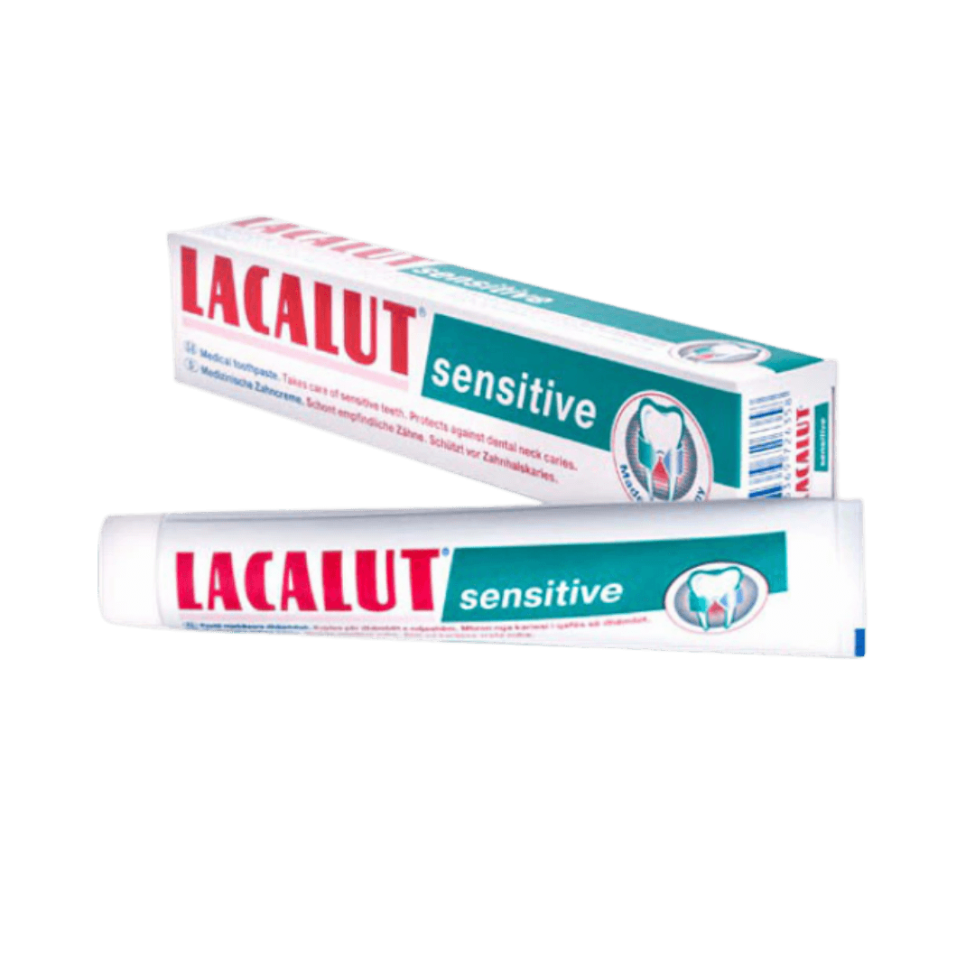Lacalut Sensitive Toothpaste - 75ml | لاكالوت معجون للأسنان الحساسة - 75 مل
