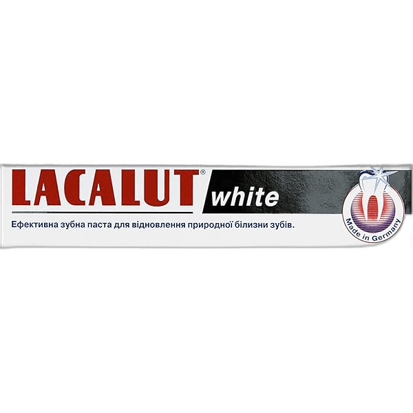 Lacalut White Toothpaste - 75ml | لاكالوت معجون أسنان مبيض - 75 مل